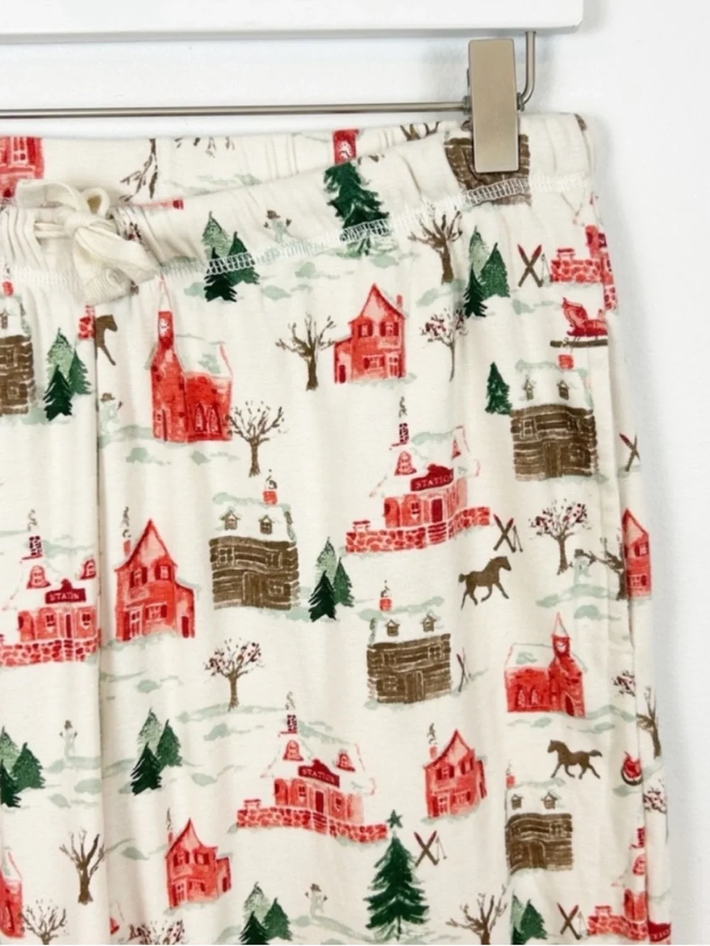 Burt's Bees Men's Winter Country Pajama Bottoms Size Large